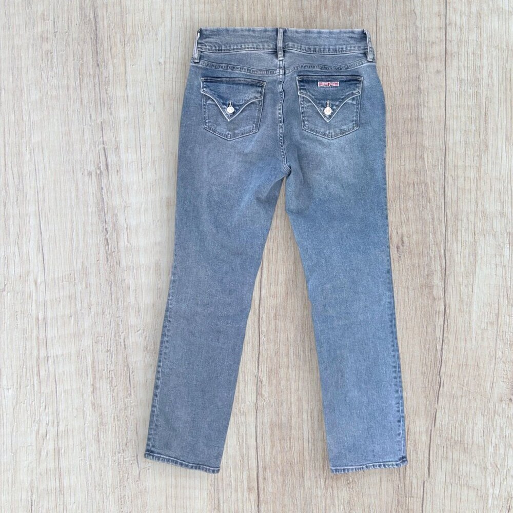Hudson Flap Pocket Straight Leg Jeans Size 6 Medium Wash Y2K